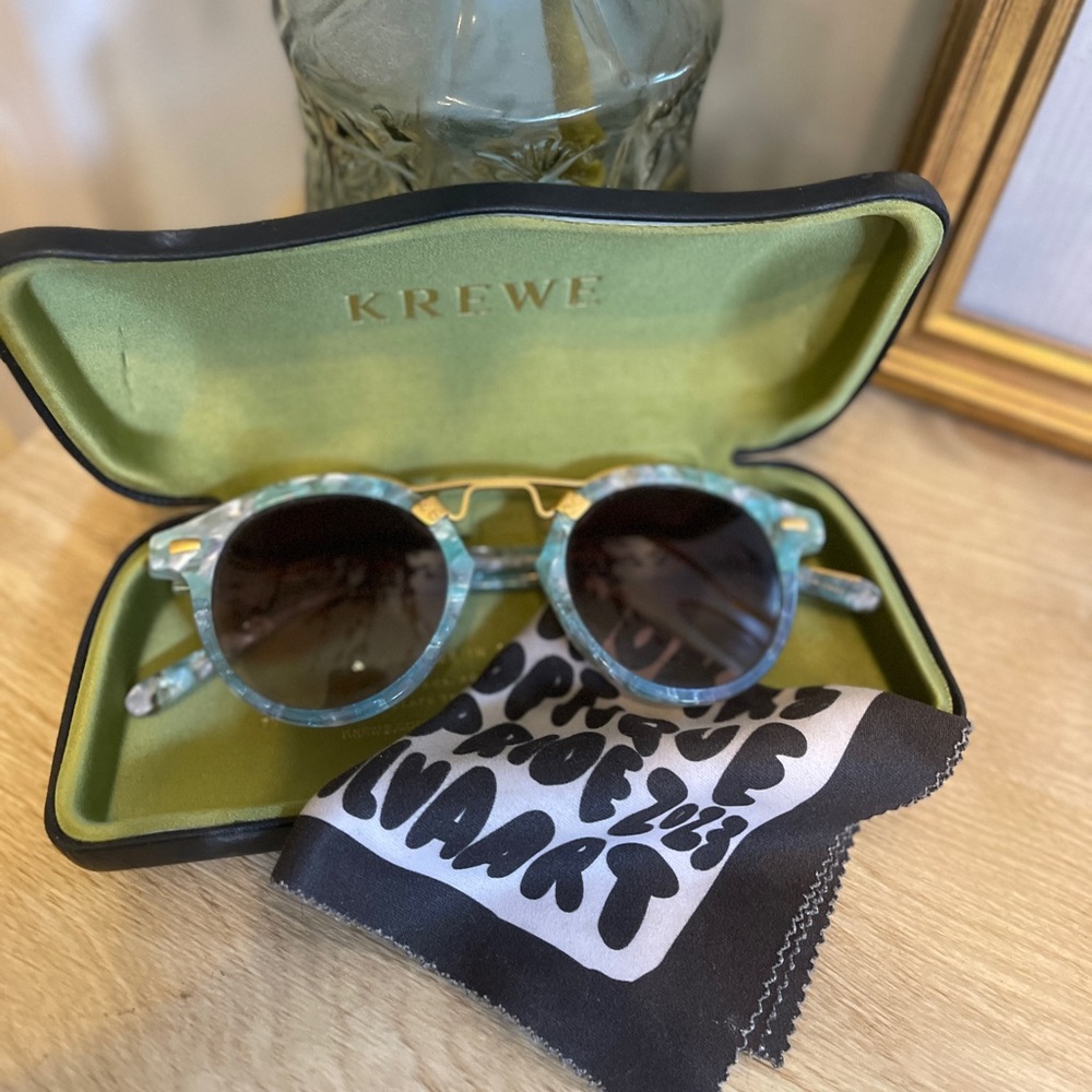 ST.LOUIS - Seafoam KREWE glasses